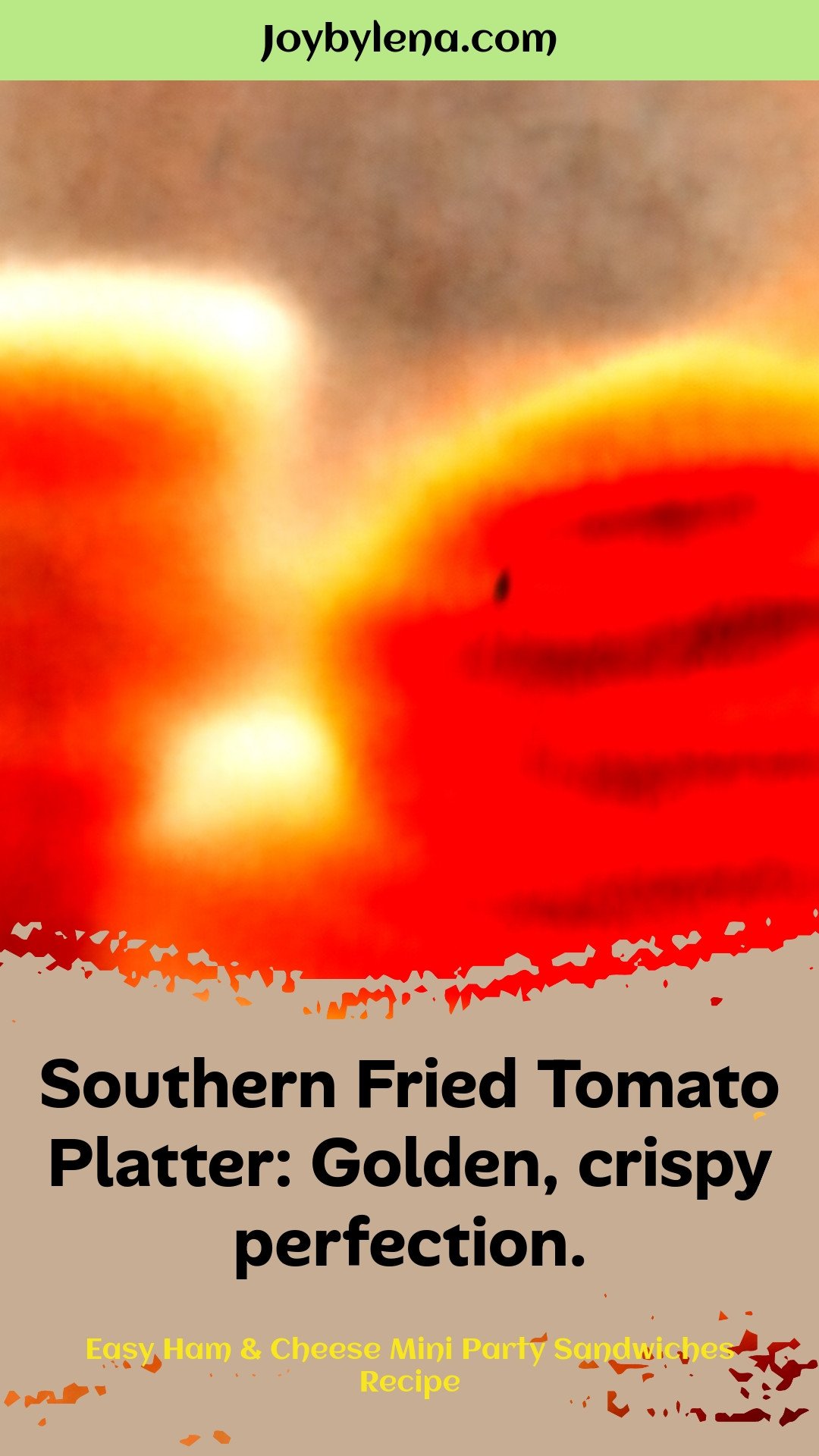 Southern Fried Tomato Platter: Golden, crispy perfection.