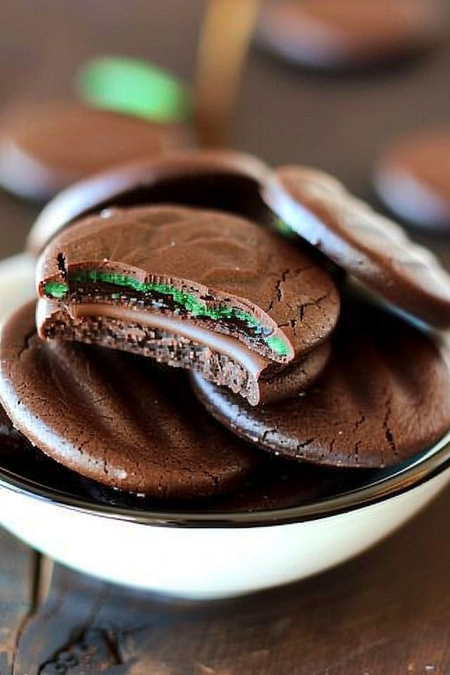 Speedy Chocolate Mint Cookies: Cool minty chocolate bursts