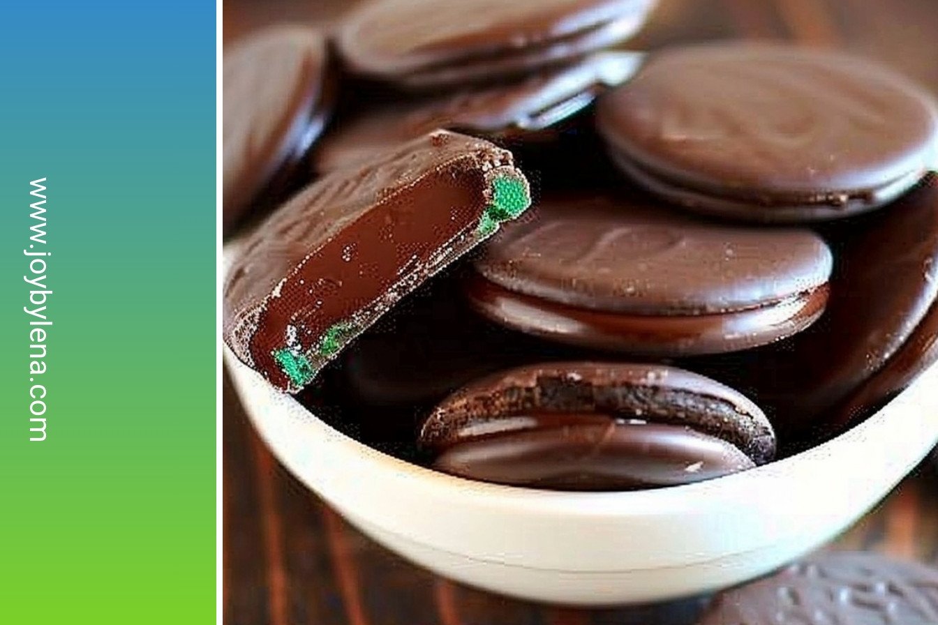 Speedy Chocolate Mint Cookies: Cool minty chocolate bursts:
