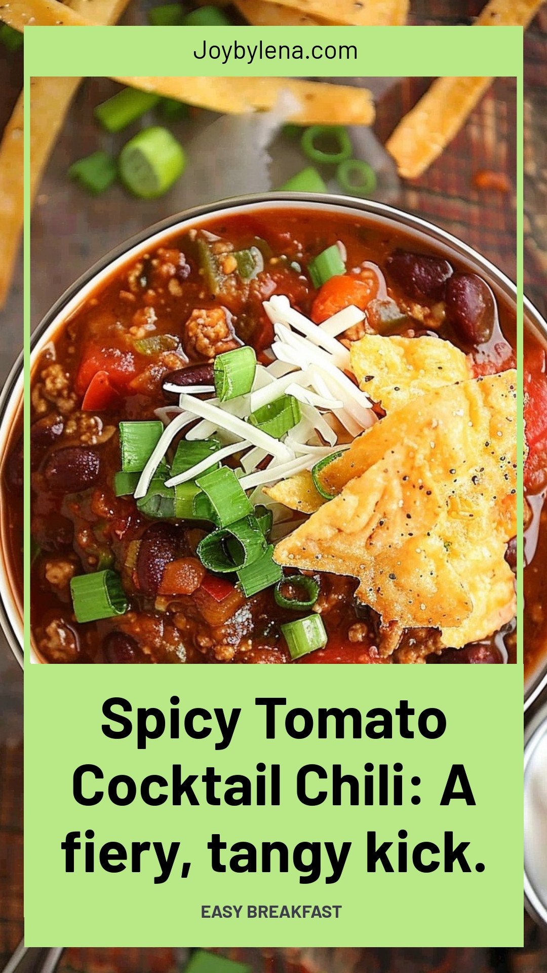 Spicy Tomato Cocktail Chili: A fiery, tangy kick.