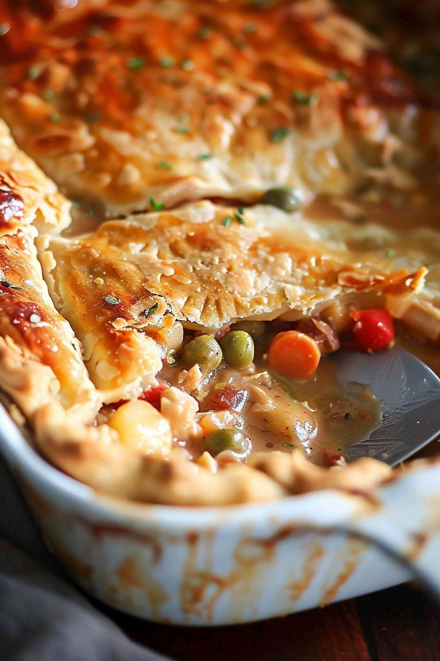 Spicy Turkey Pot Pie: Flaky, Spicy, Savory Goodness