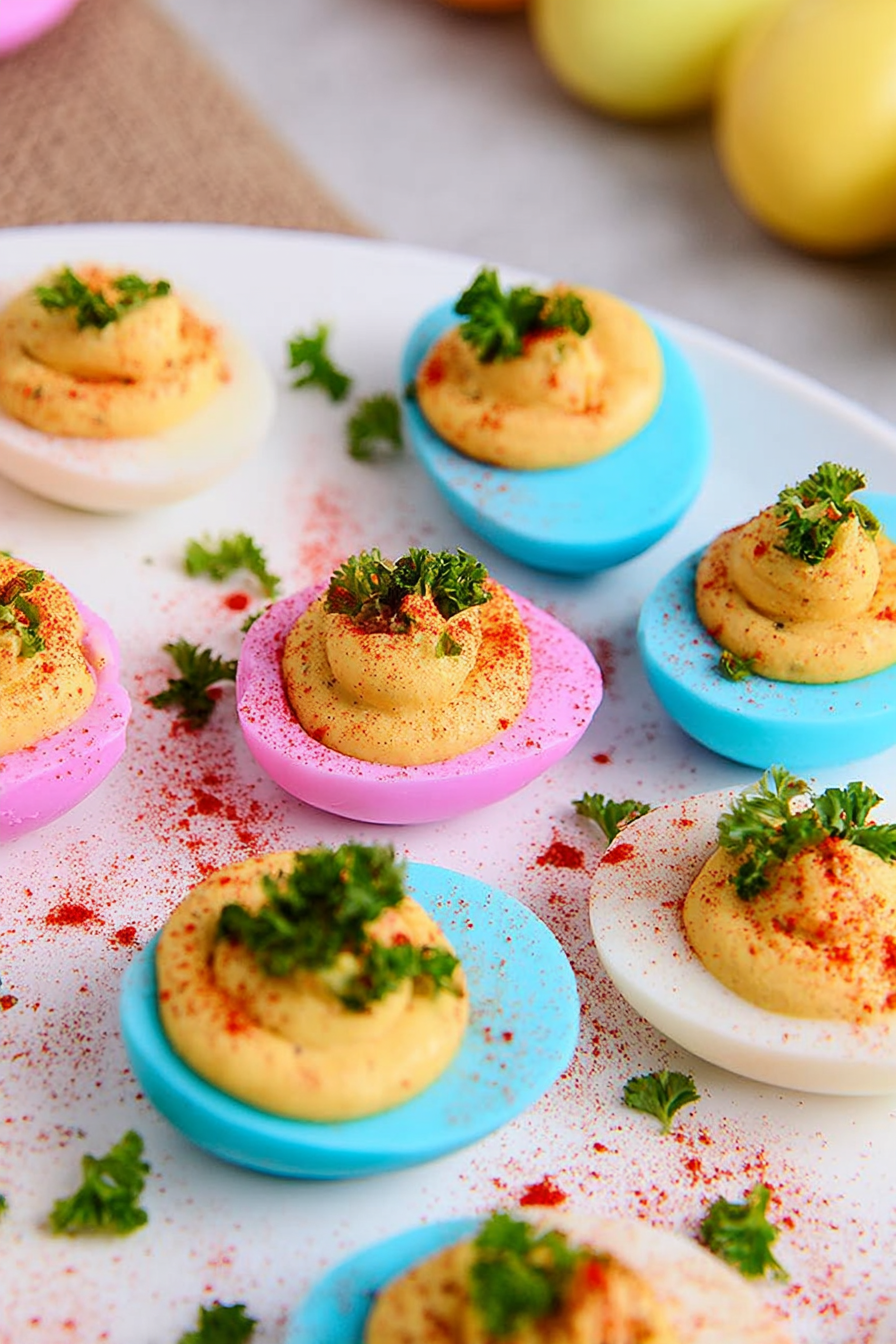 Springtime Stuffed Eggs: Tender, slow-cooked perfection.