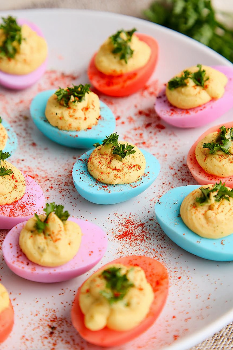 Springtime Stuffed Eggs: Tender, slow-cooked perfection.