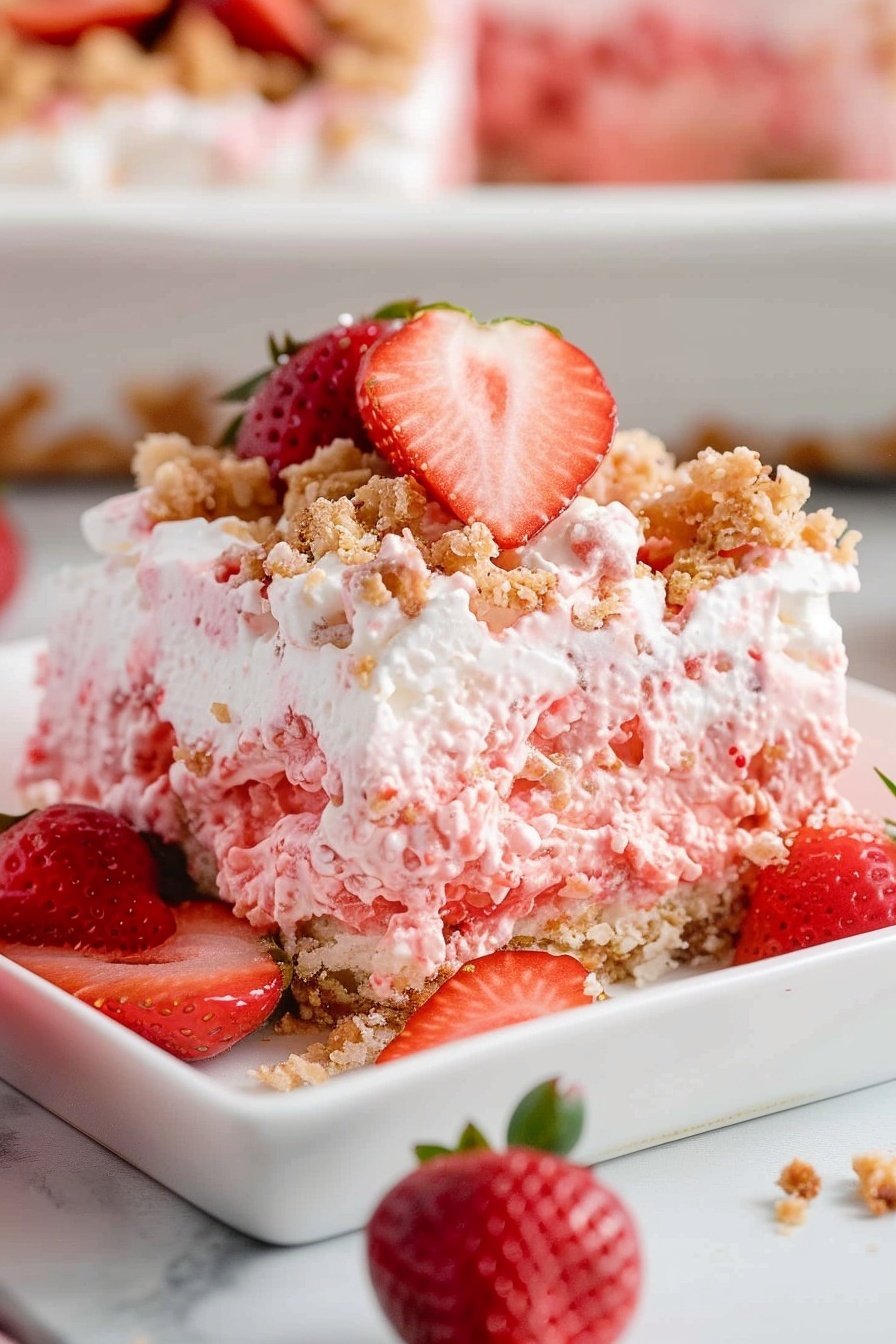 Strawberry Crunch Delight: A sweet, crunchy dream.