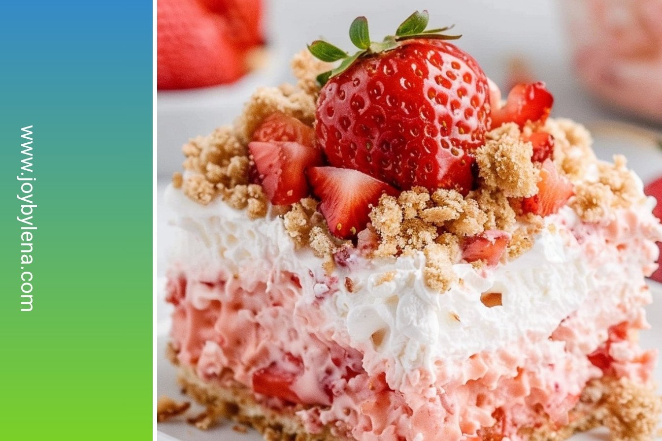 Strawberry Crunch Delight: A sweet, crunchy dream.: