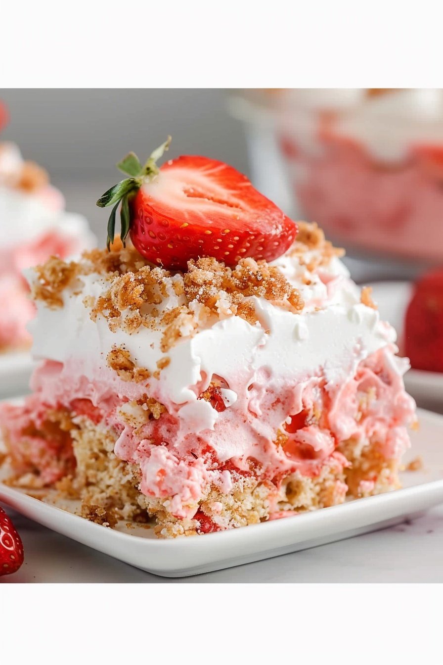 Strawberry Crunch Delight: A sweet, crunchy dream.