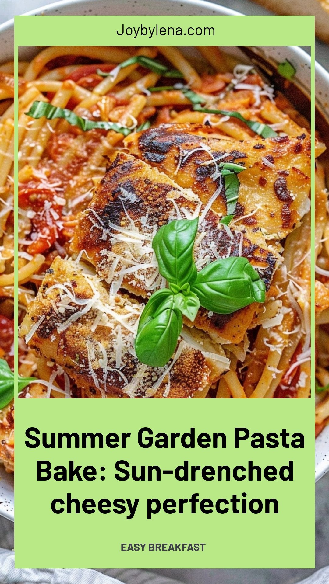 Summer Garden Pasta Bake: Sun-drenched cheesy perfection