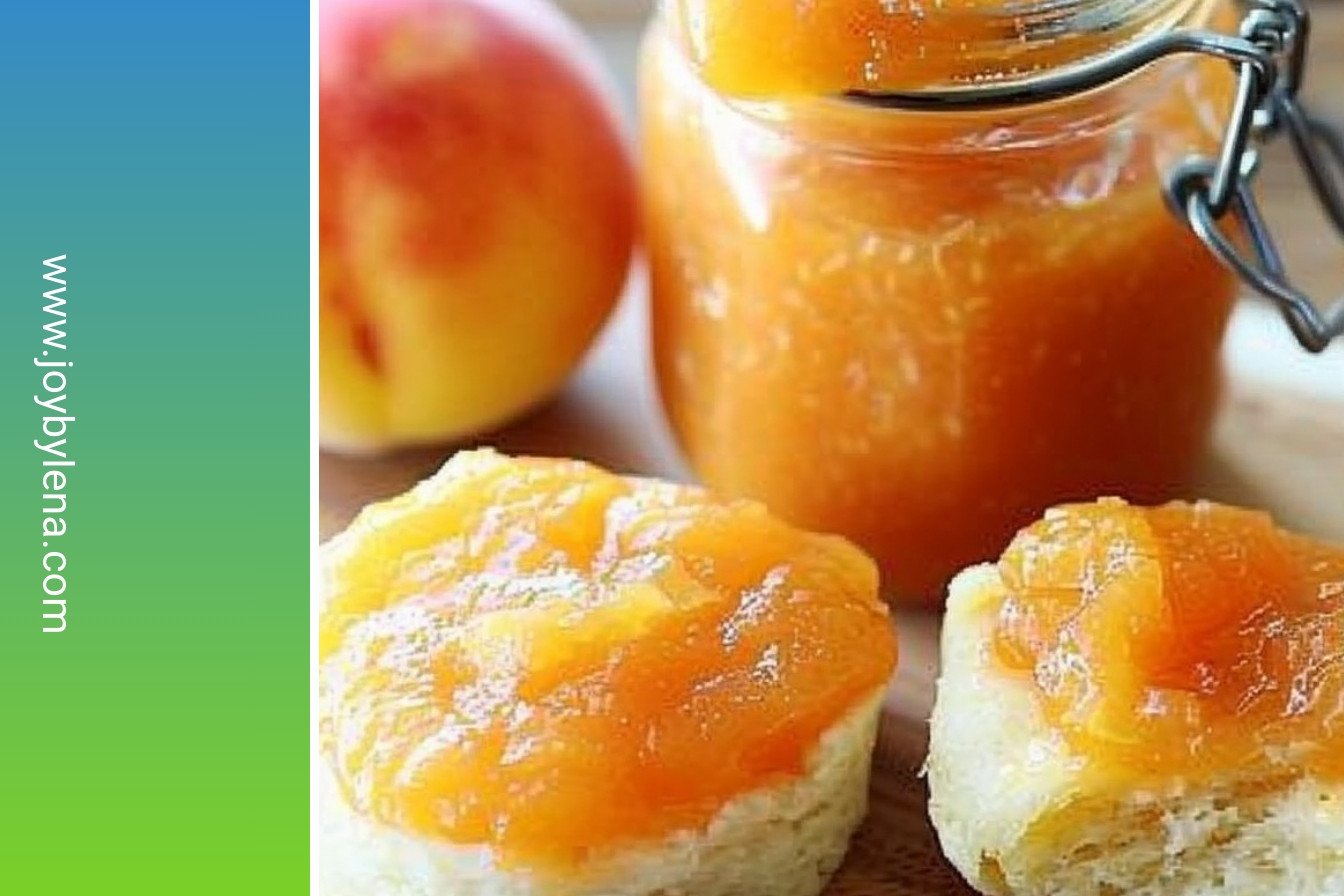 Summer Peach Spread: Sunshine in every spoonful.: