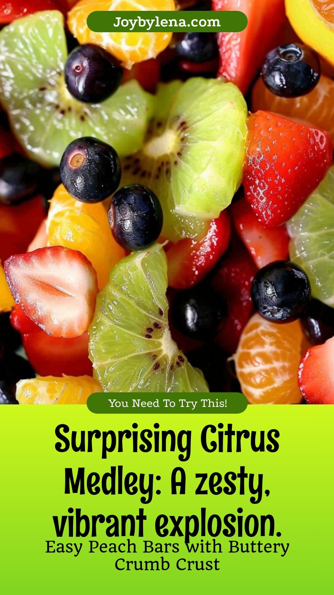 Surprising Citrus Medley: A zesty, vibrant explosion.