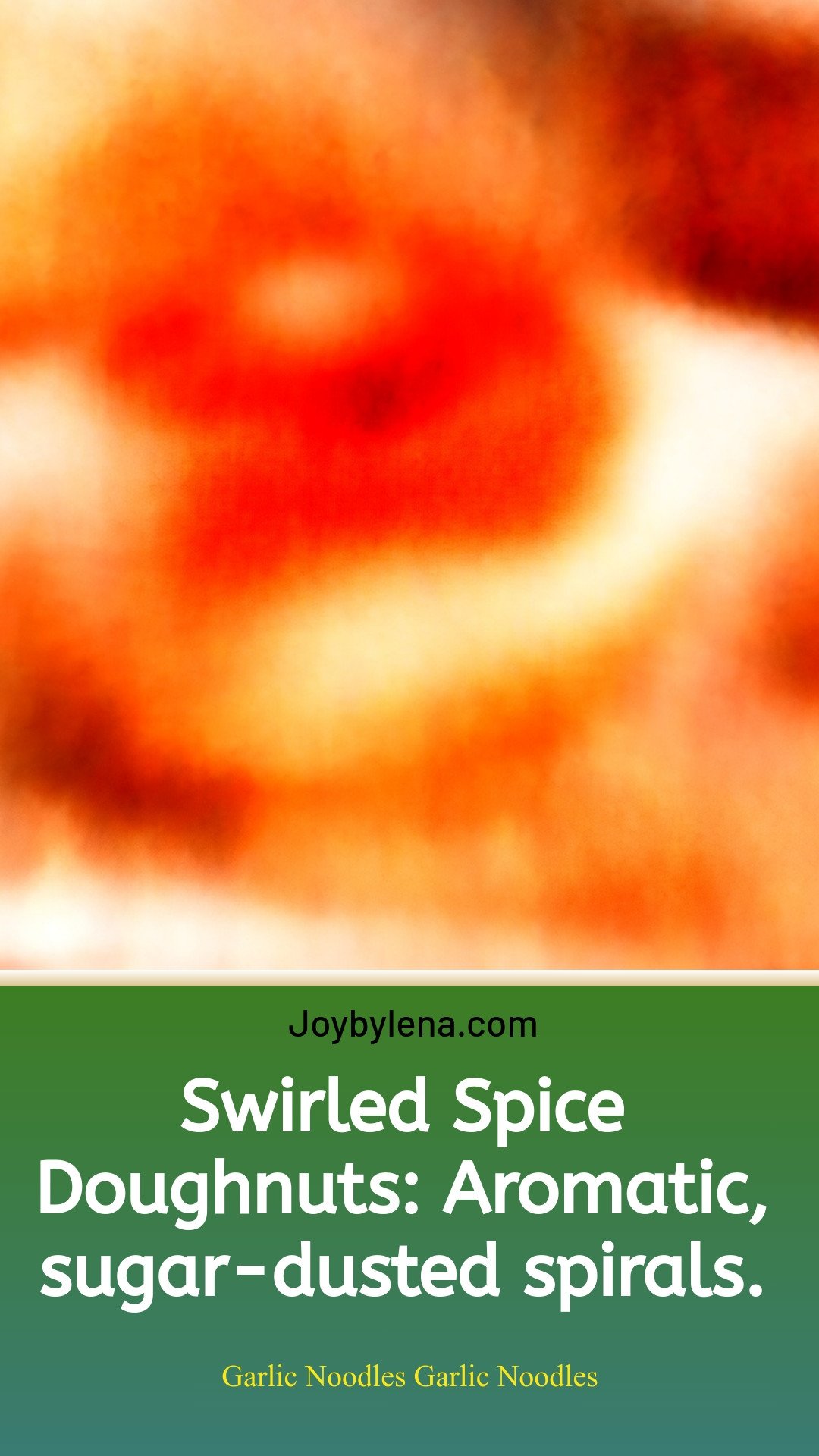 Swirled Spice Doughnuts: Aromatic, sugar-dusted spirals.