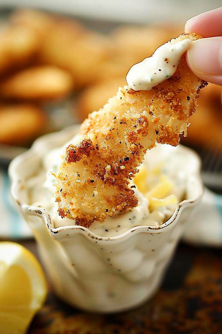 Tangy Pickle Dip: Zesty, creamy, and irresistible.