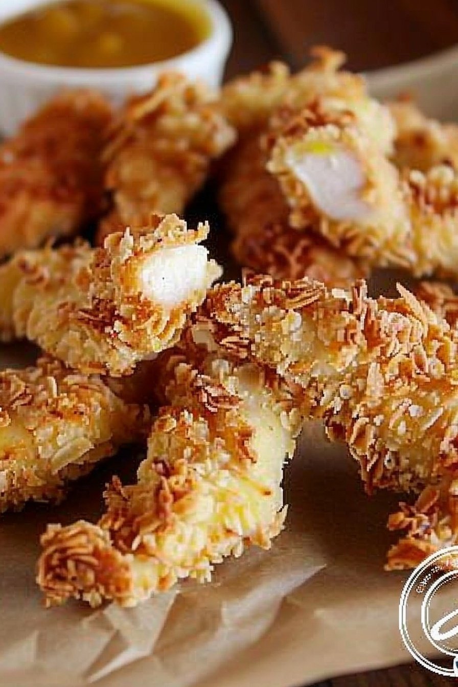 Tropical Crispy Chicken: Golden-crusted juicy perfection