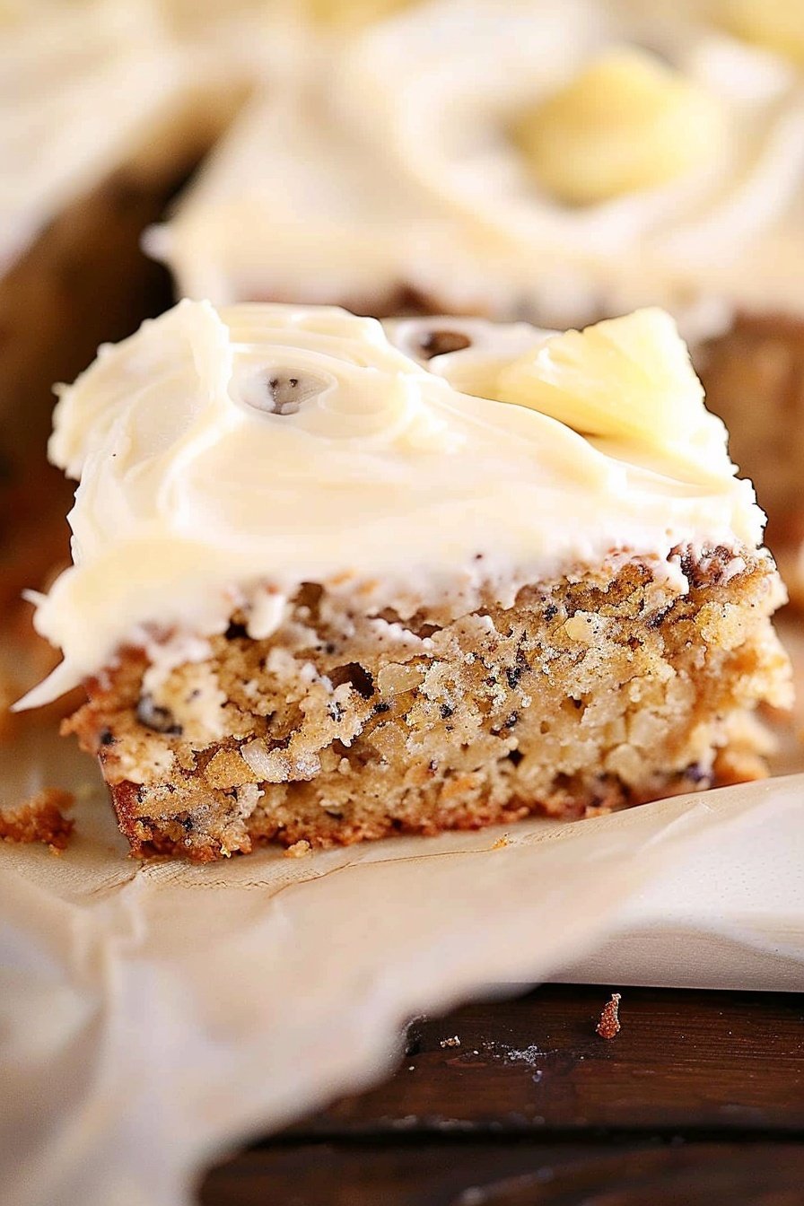 Tropical Pineapple Banana Cake: Sunshine in every slice.