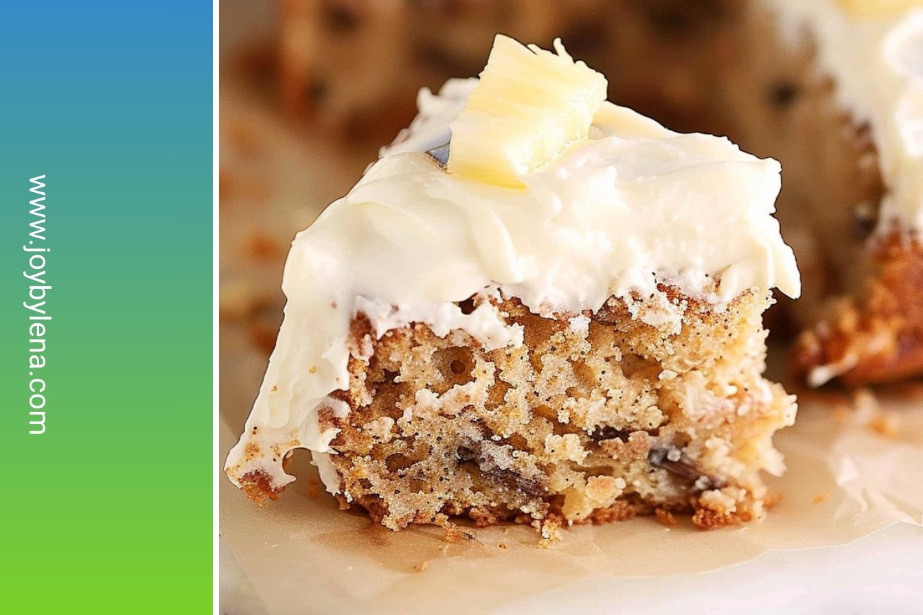 Tropical Pineapple Banana Cake: Sunshine in every slice.: