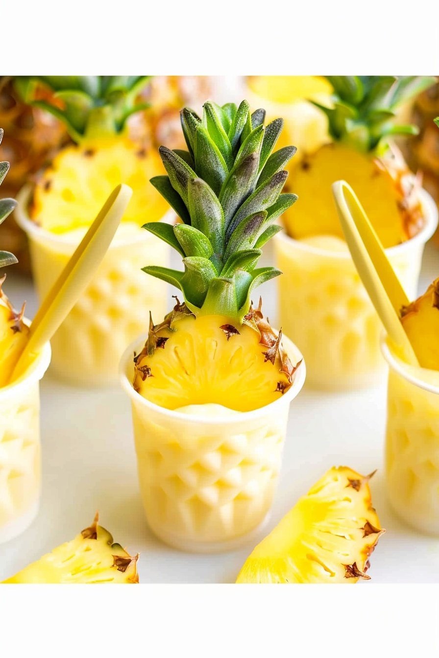 Tropical Pineapple Party Shots: Tropical Sunshine in Sips