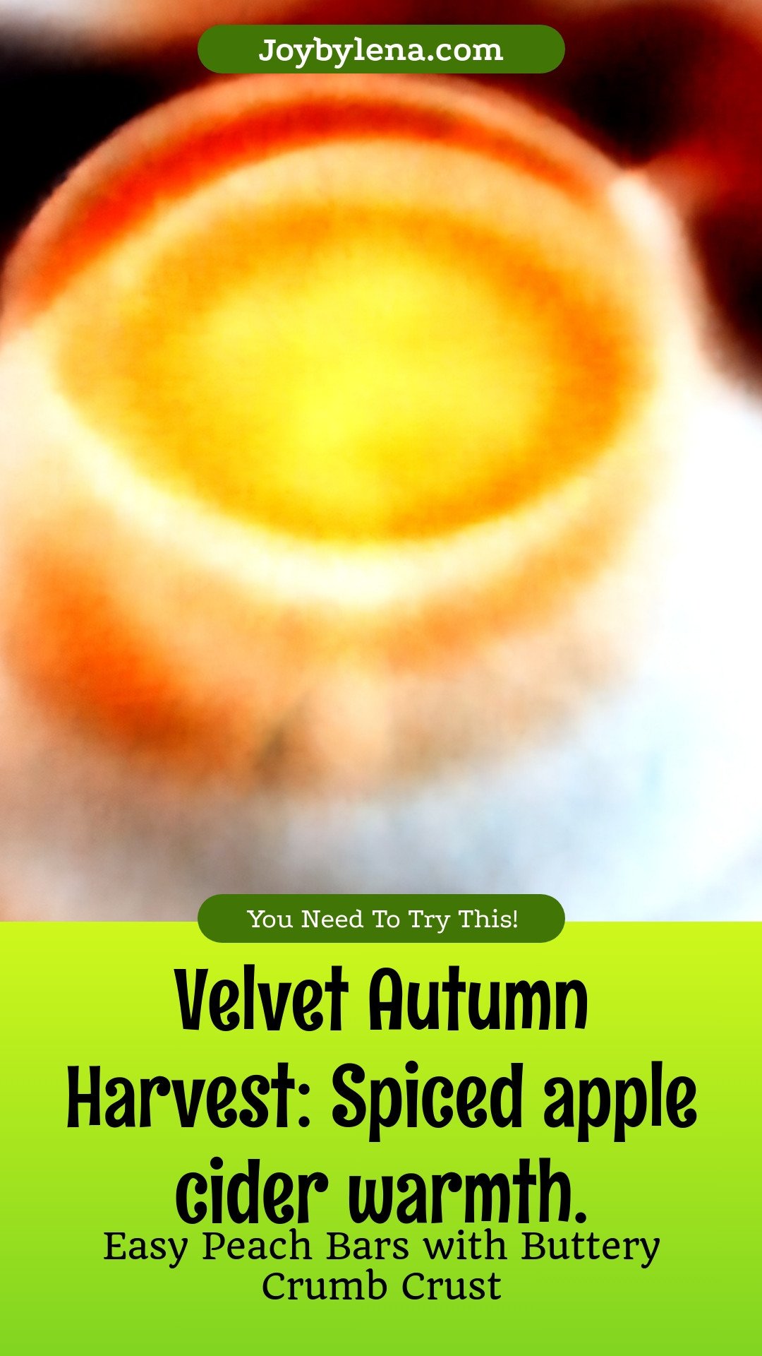Velvet Autumn Harvest: Spiced apple cider warmth.