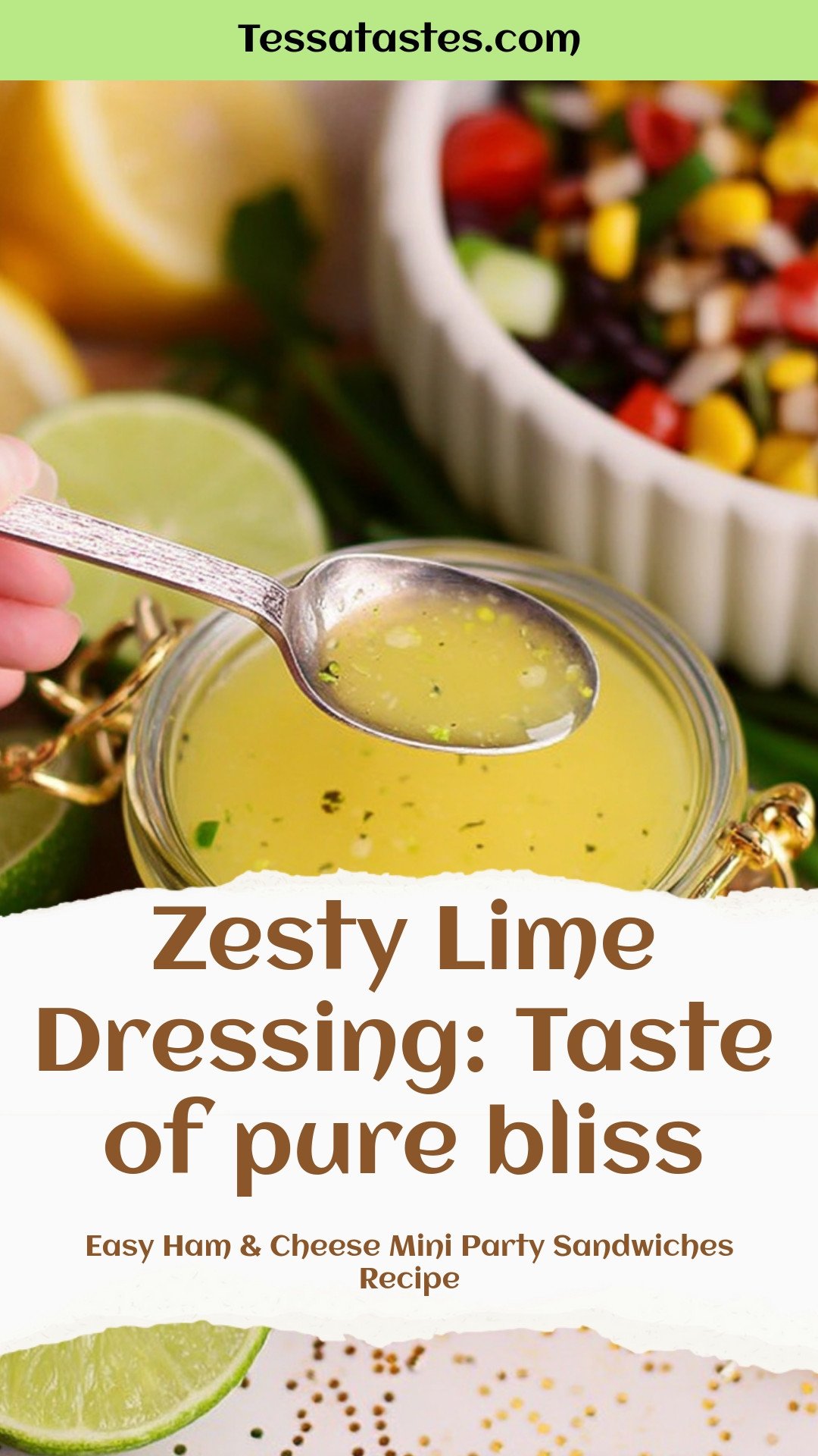 Zesty Lime Dressing: Taste of pure bliss