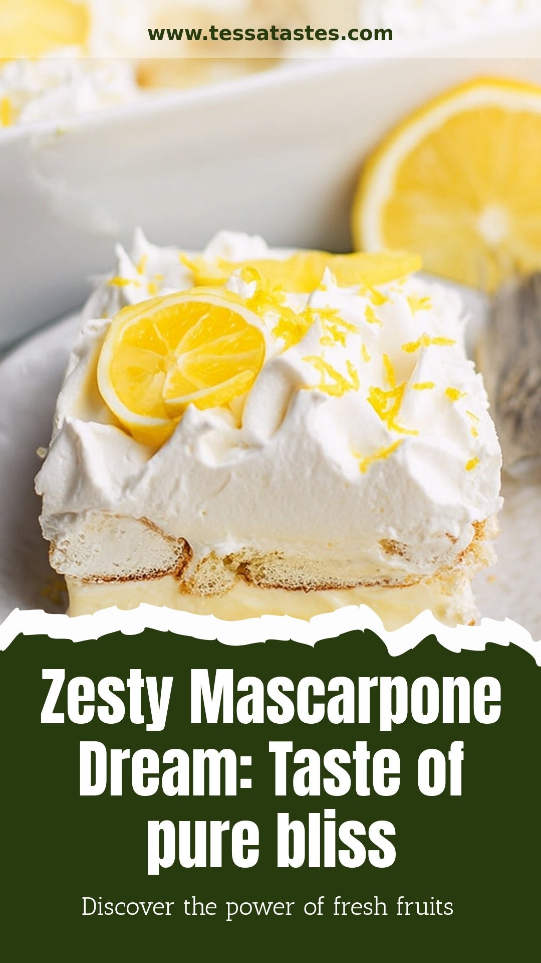 Zesty Mascarpone Dream: Taste of pure bliss