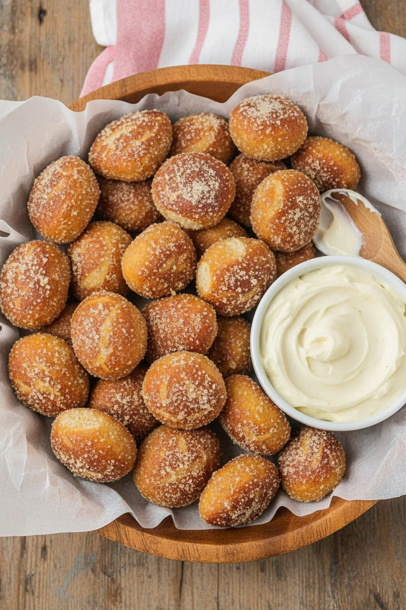 Cinnamon Sugar Pretzel Bites
