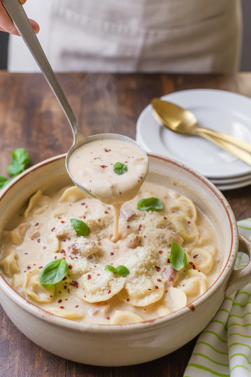 Chicken Alfredo Soup