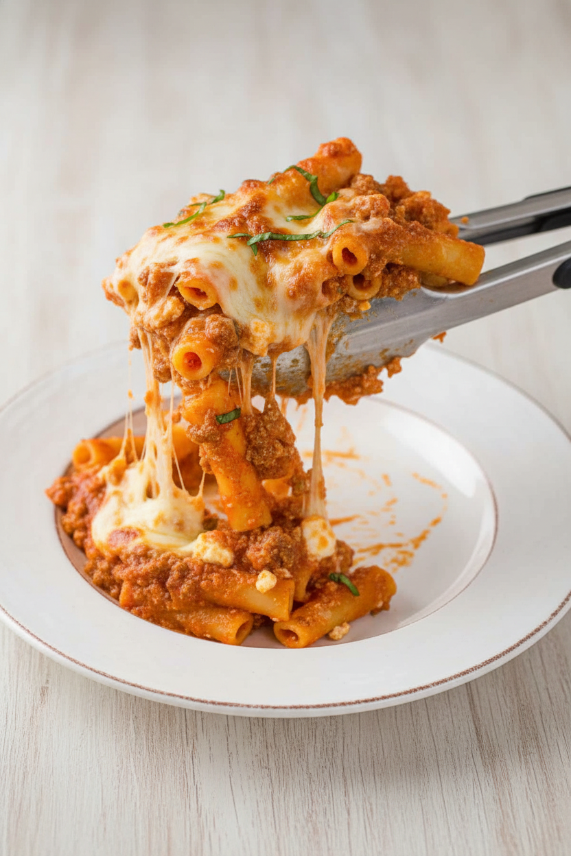 Baked Ziti Recipe (VIDEO)