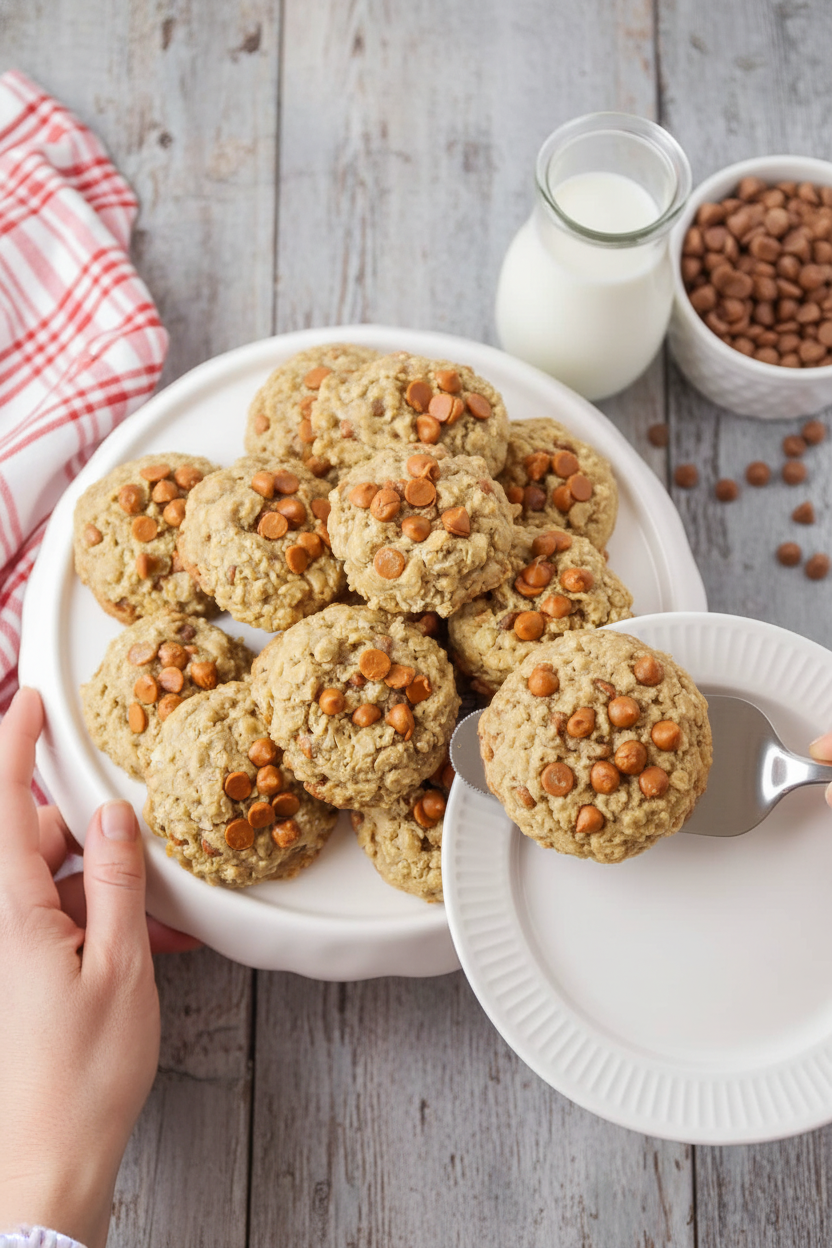 Cinnamon Oatmeal Cookies