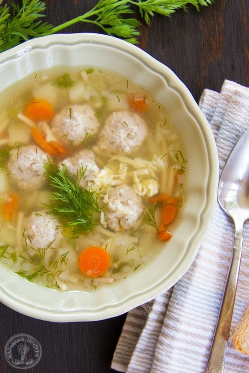 Mom's Meatball Soup Recipe