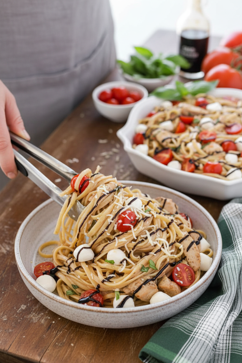 Bruschetta Chicken Pasta