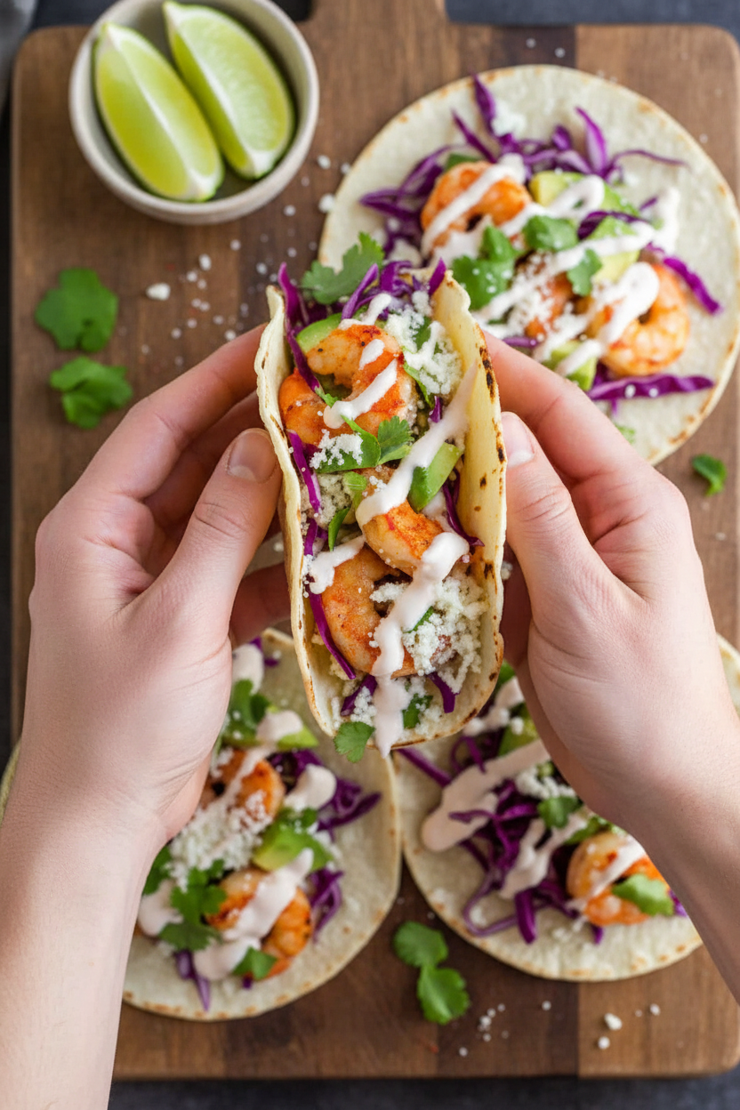 Shrimp Tacos (with Video)