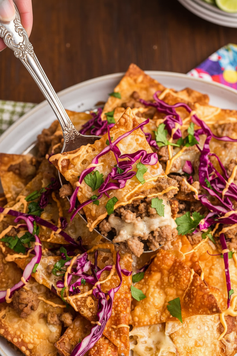 Wonton Nachos