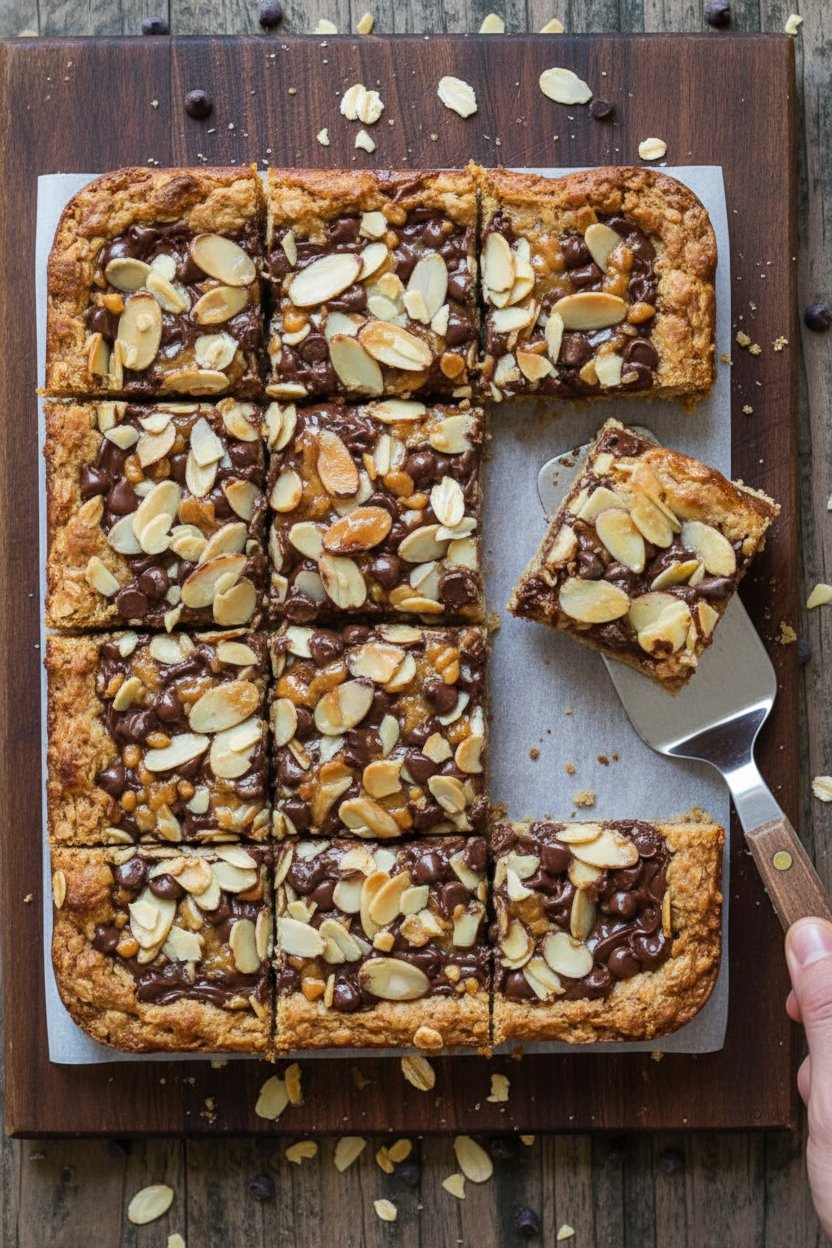 Almond Toffee Bars