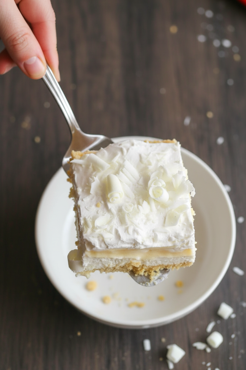 White Chocolate Lasagna