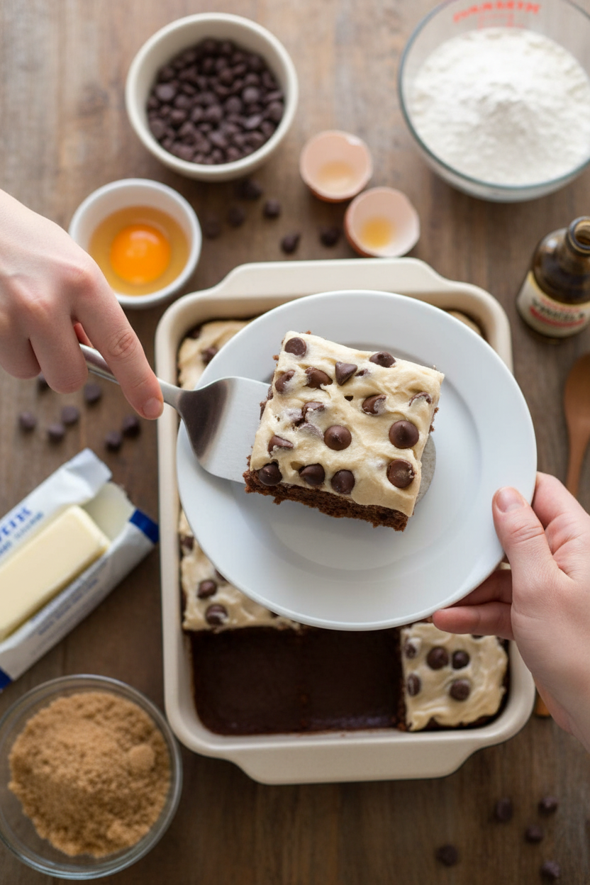 Cookie Dough Brownies recipe