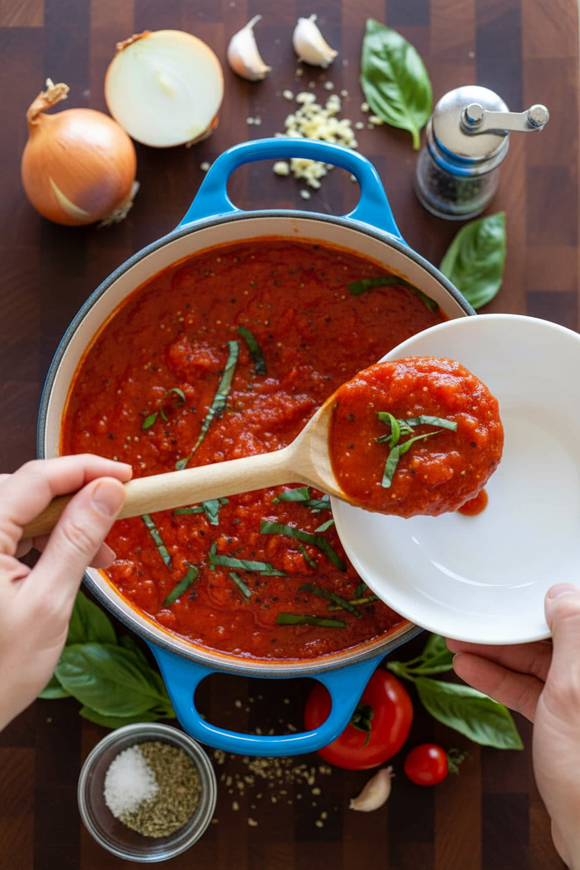 Easy Marinara Sauce (with VIDEO)