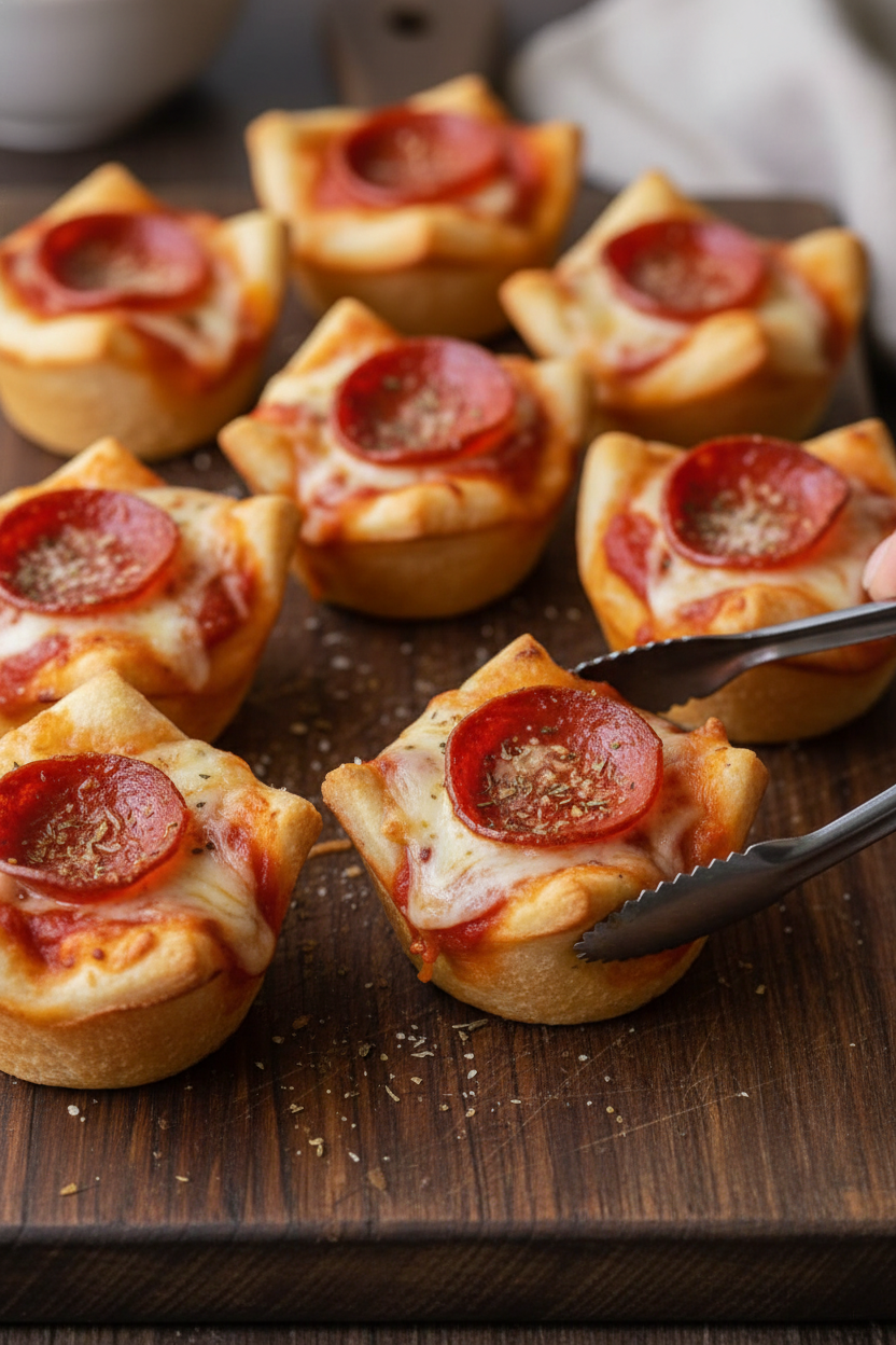 Mini Deep Dish Pizzas