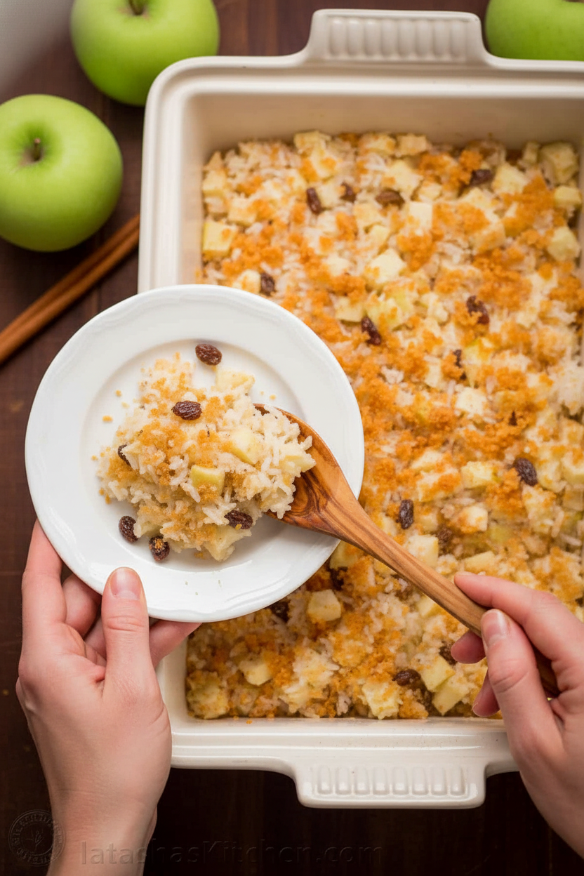 Apple Rice Pudding