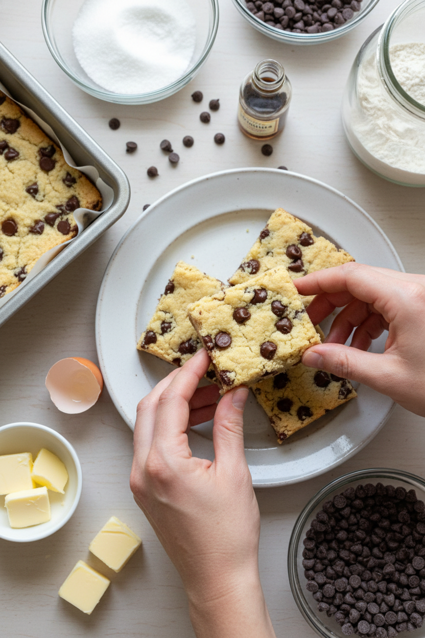 Chocolate Chip Butter Bars