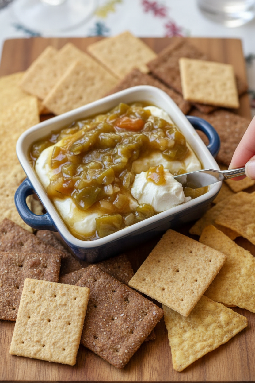 Cream Cheese green chili Dip