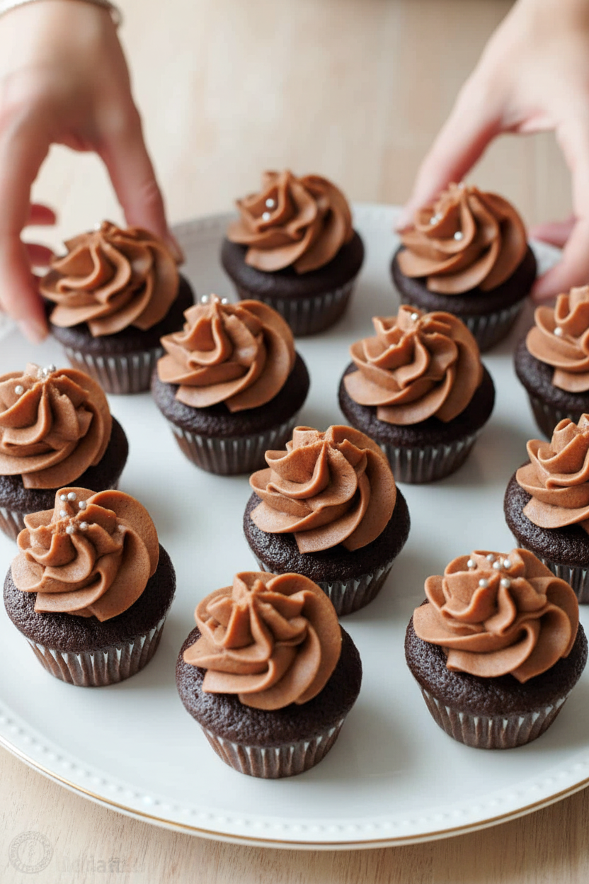 Mini Chocolate Cupcakes