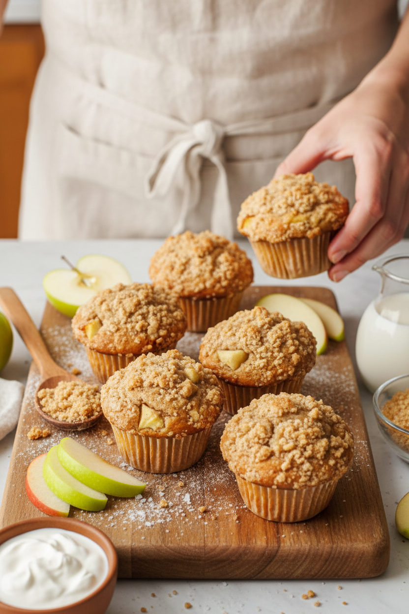 The Trick to Bakery-Style Apple Muffins