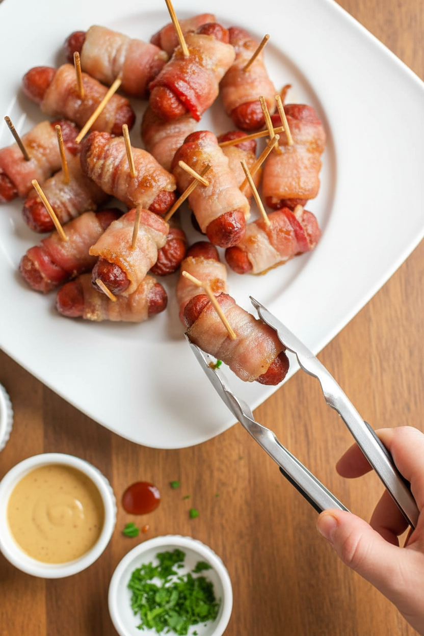 Bacon Wrapped Smokies