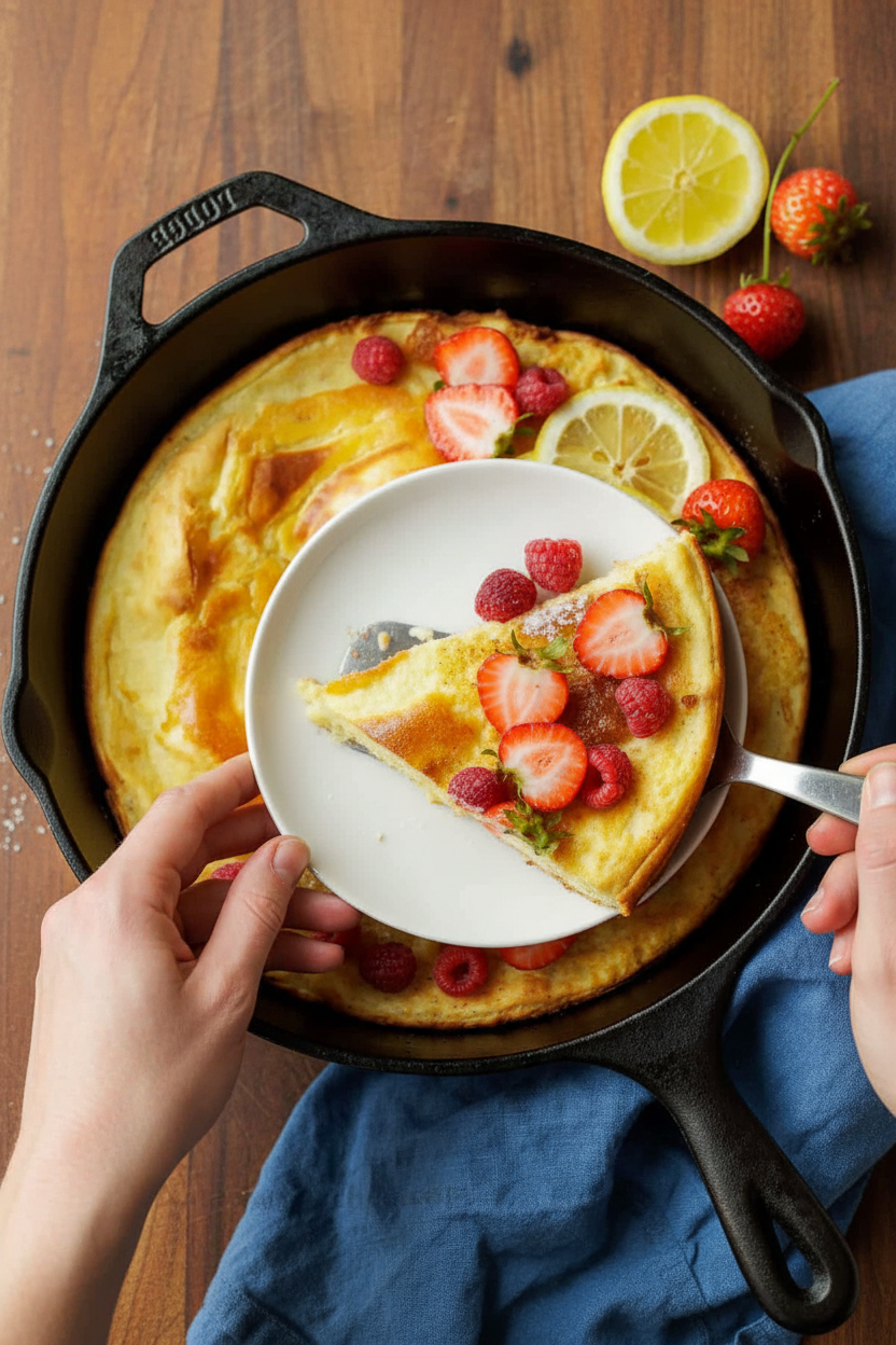 Sourdough Dutch Baby Pancake