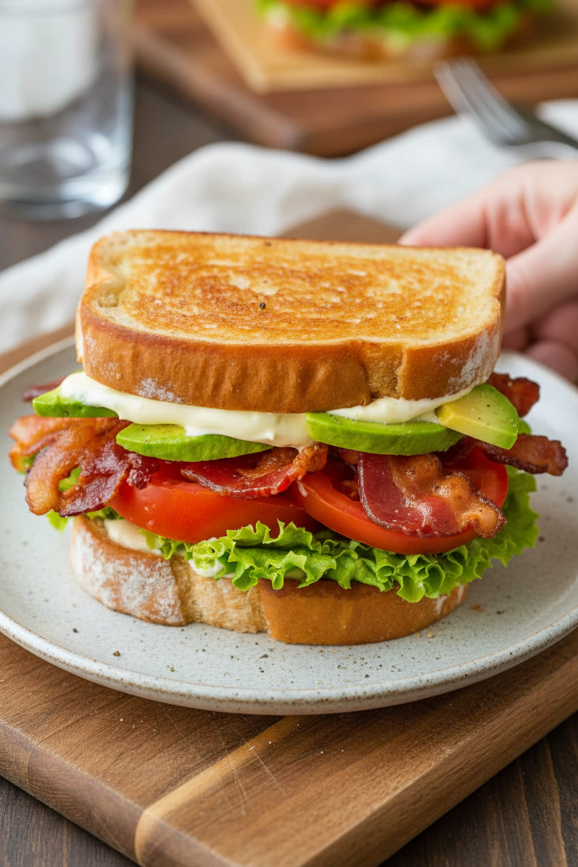 BLT Sandwich with the Best Sauce (VIDEO)