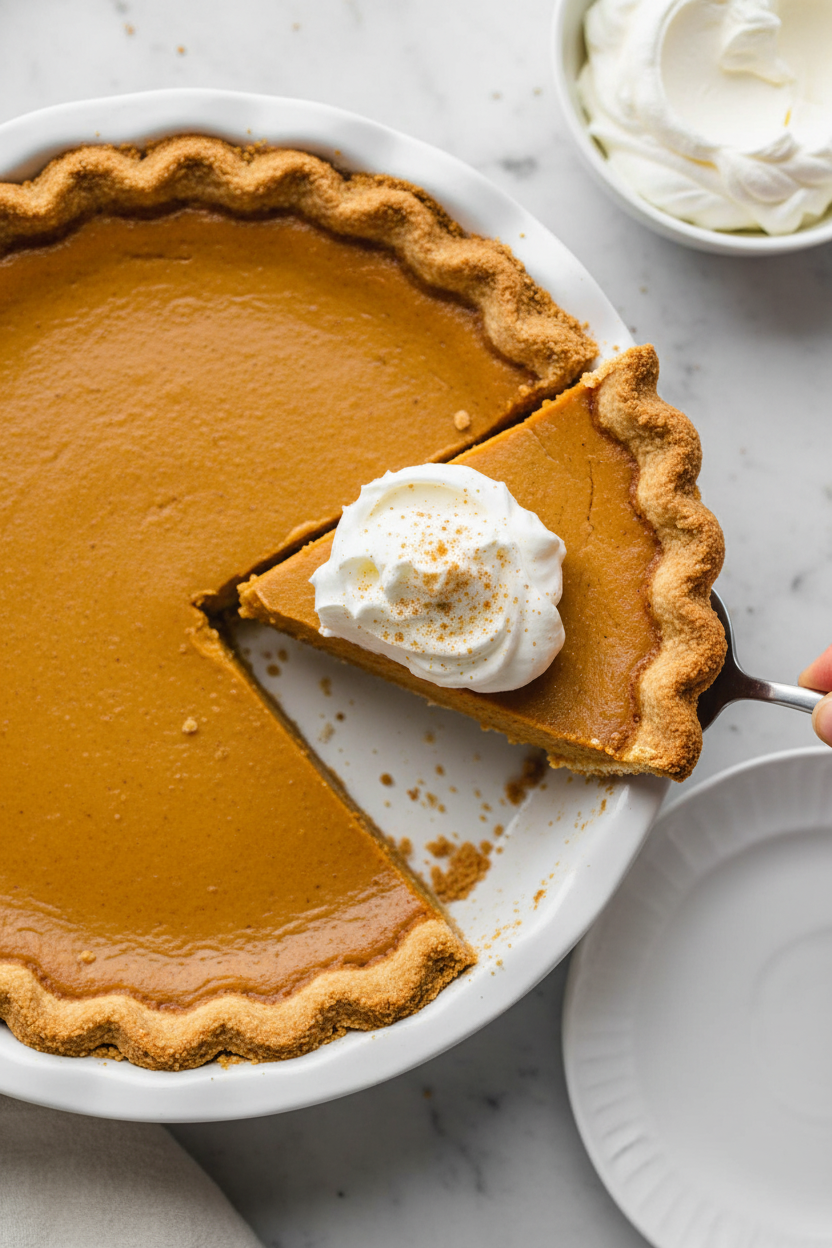 Pumpkin Pie With Graham Cracker Crust