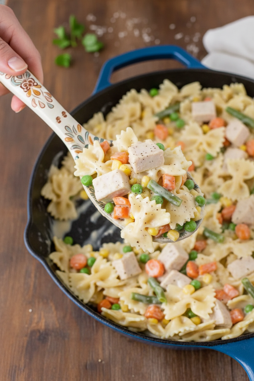 Creamy Turkey and Noodles