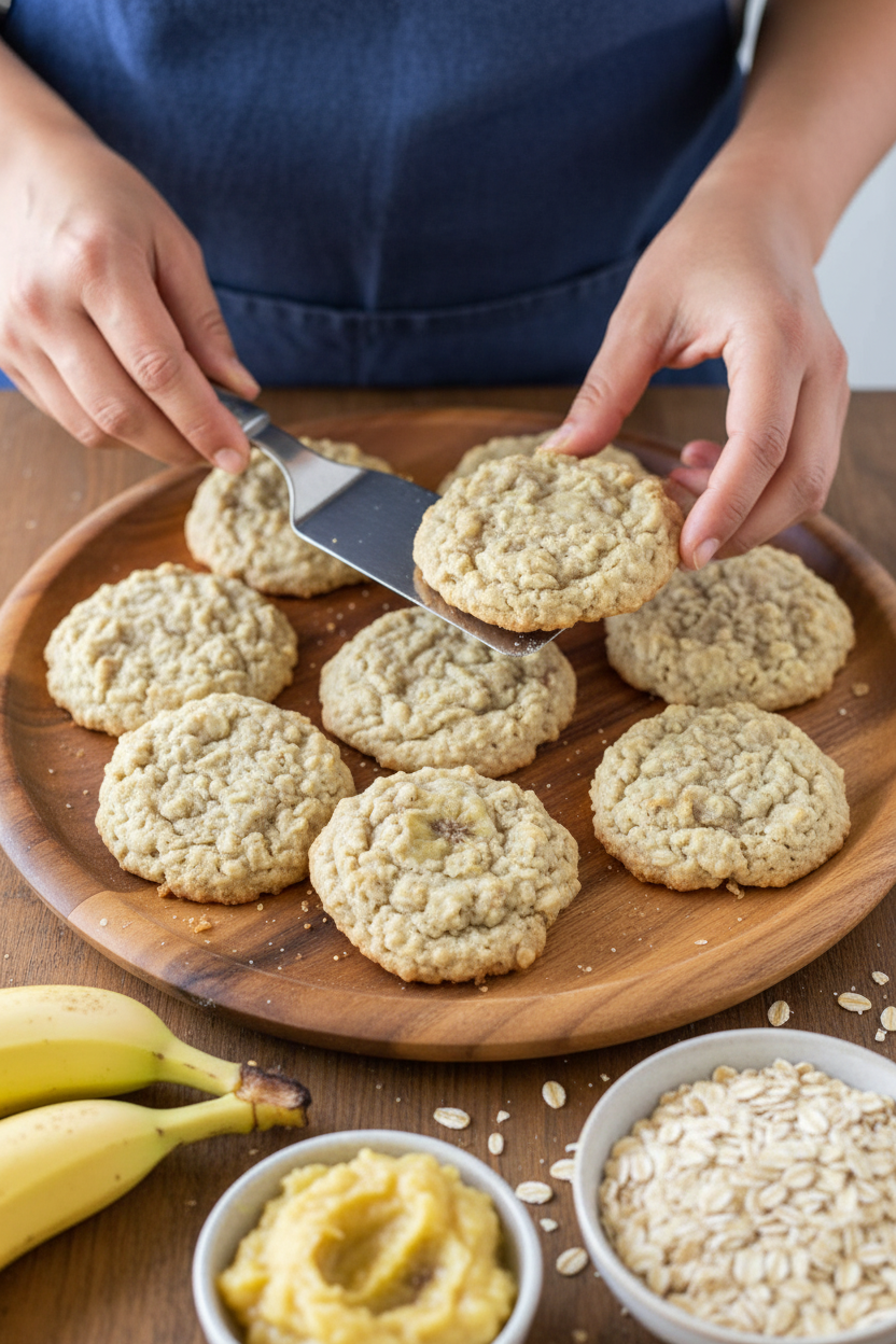 Banana Oatmeal Cookies