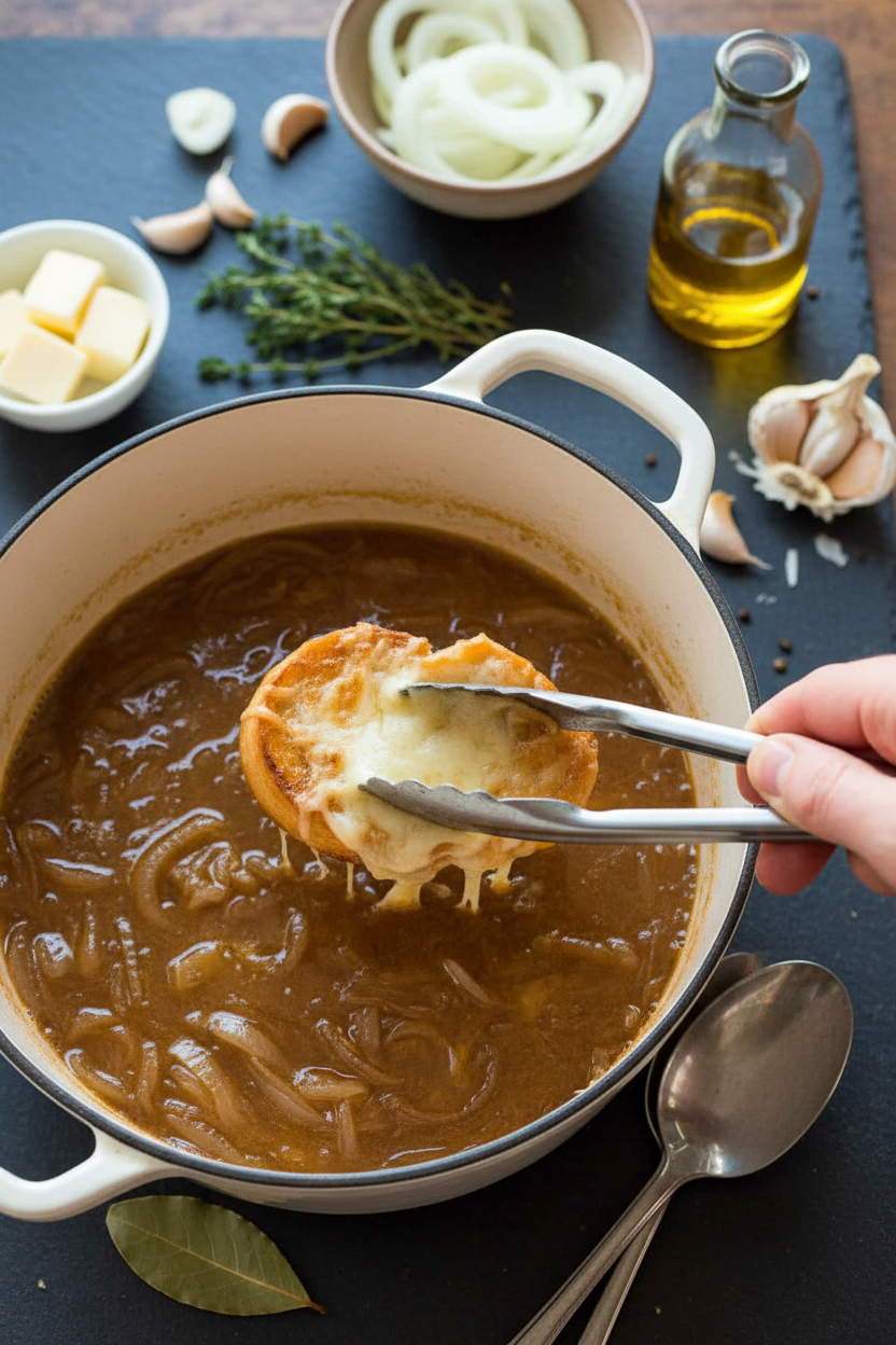 French Onion Soup Recipe (VIDEO)