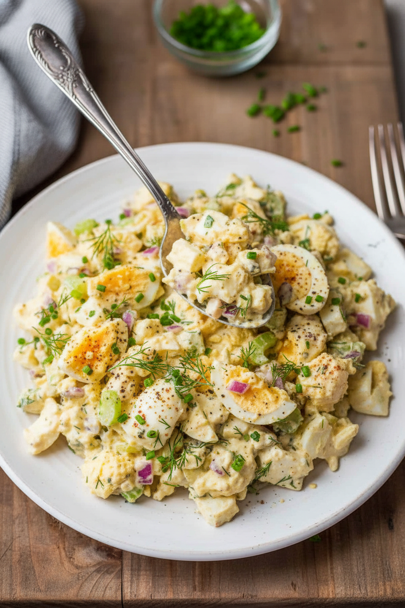 Egg Salad Recipe with the Best Dressing