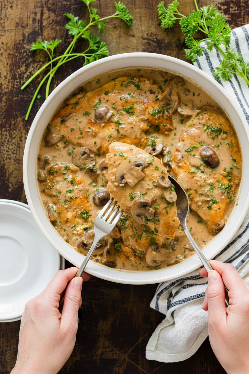 Chicken Marsala Recipe (VIDEO)