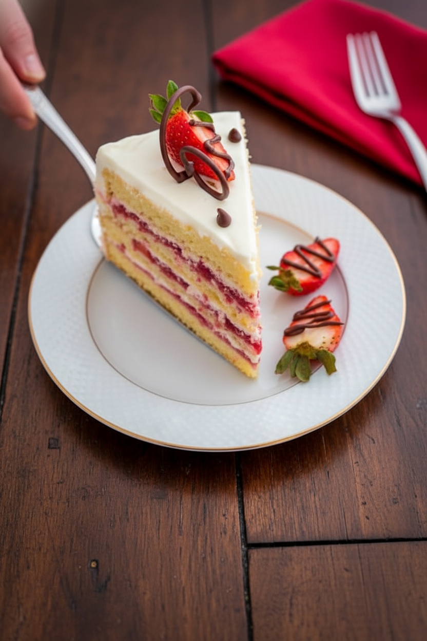 Strawberry Layer Cake Recipe